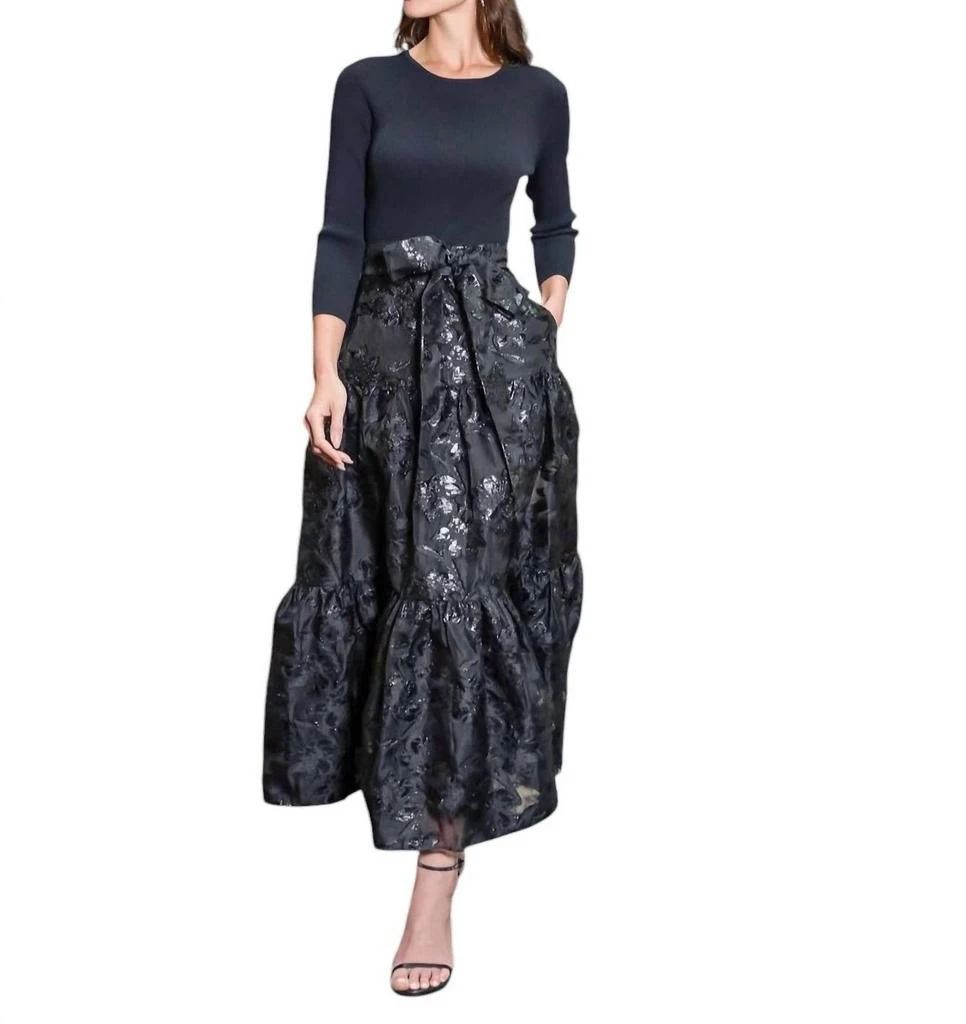 Shoshanna - Midnight Miah Dress  On Sale Now with Up to 48% Off | Discover  Exclusive Deals & Savings at BeyondStyle  Authentic Shoshanna midi|black| floral|dresses|women > dresses > midi|rayon|women|shoshanna-midnight-miah- dress-jet|clothing with ...