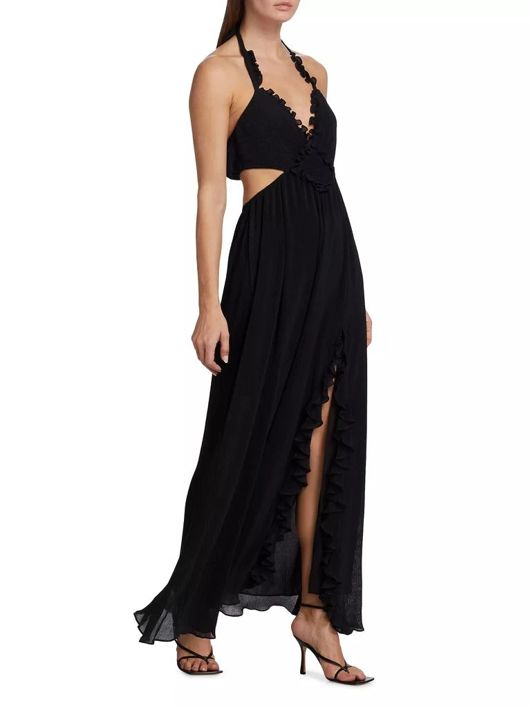 LoveShackFancy Talitha Cut-Out Maxi Dress 4