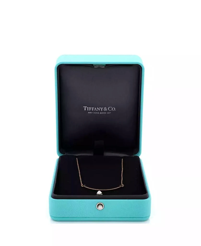 Pre-Owned Tiffany 
Co T Smile Pendant Necklace 2