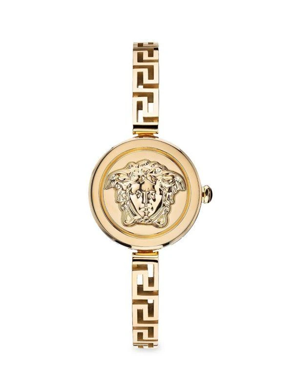 Versace Medusa Secret Ion-Plated Yellow Gold Stainless Steel Bracelet Watch/25MM 1