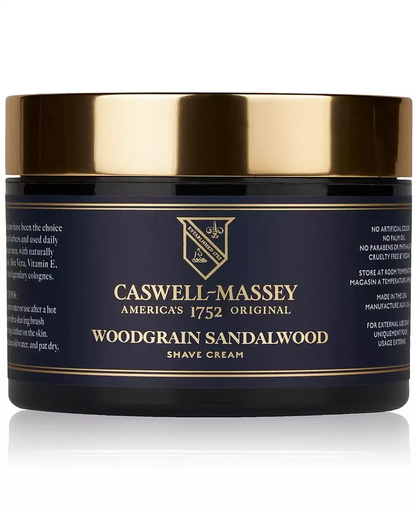 Caswell Massey Heritage Woodgrain Sandalwood Shave Cream, 8-oz. 1