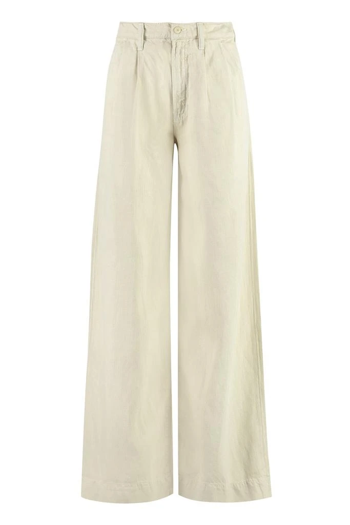 MOTHER Mother High-Waisted Wide-Leg Trousers 1