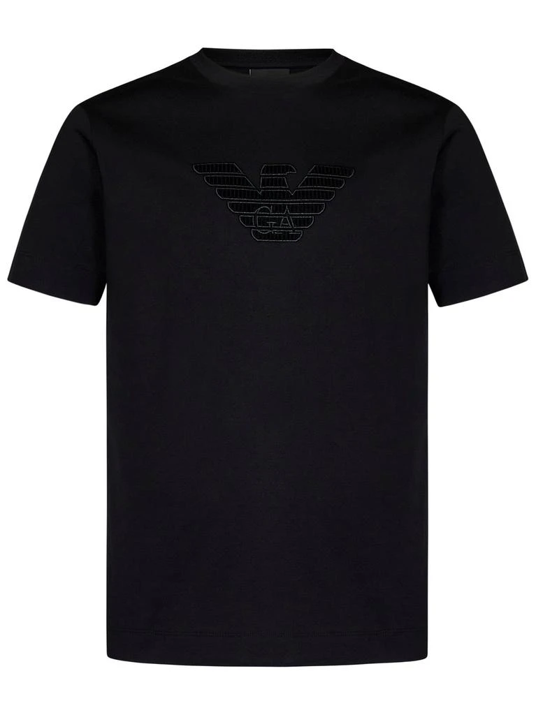 Emporio Armani Emporio Armani Logo-Patch Crewneck T-Shirt 1