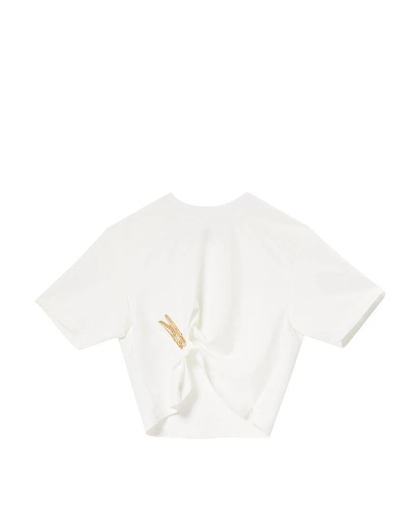 Moschino Jeans Moschino Jeans Twisted Cropped T-Shirt 1