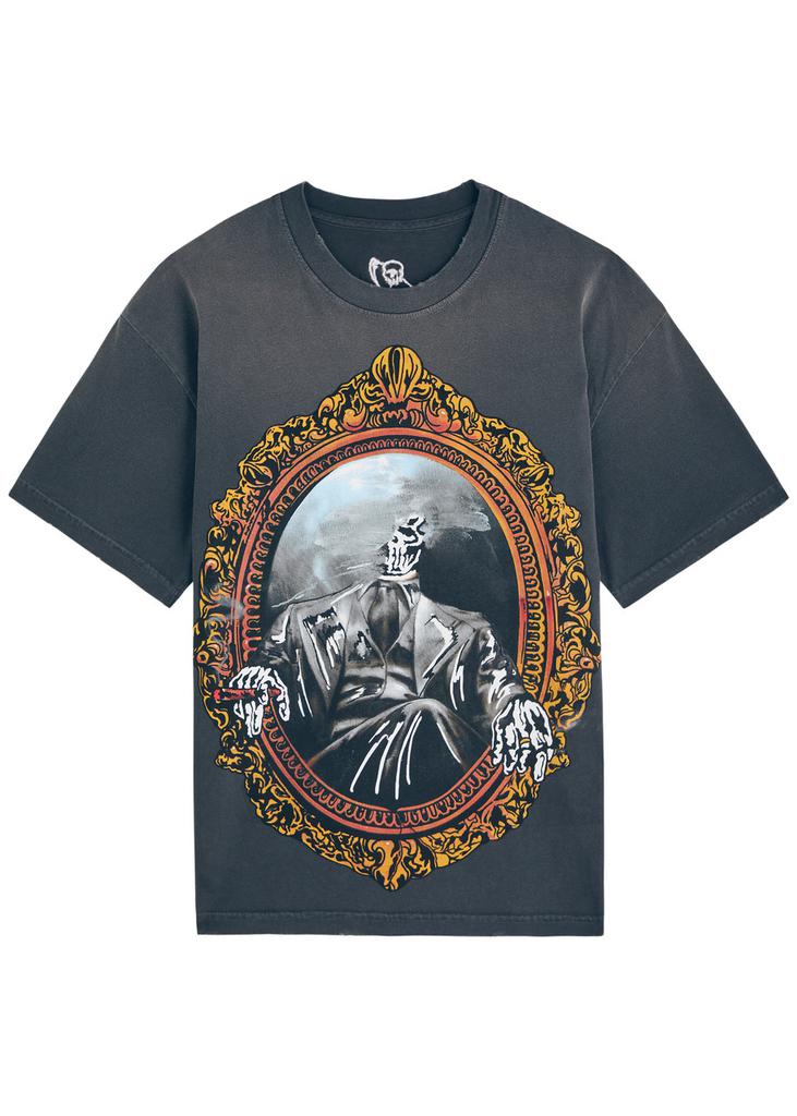 Warren Lotas Mirror printed cotton T-shirt