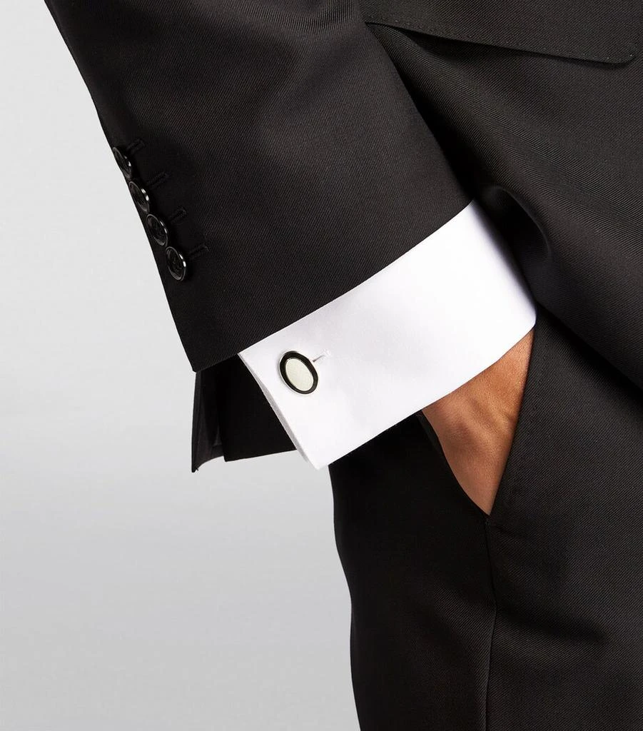 Deakin & Francis Enamelled Stud Cufflinks 4