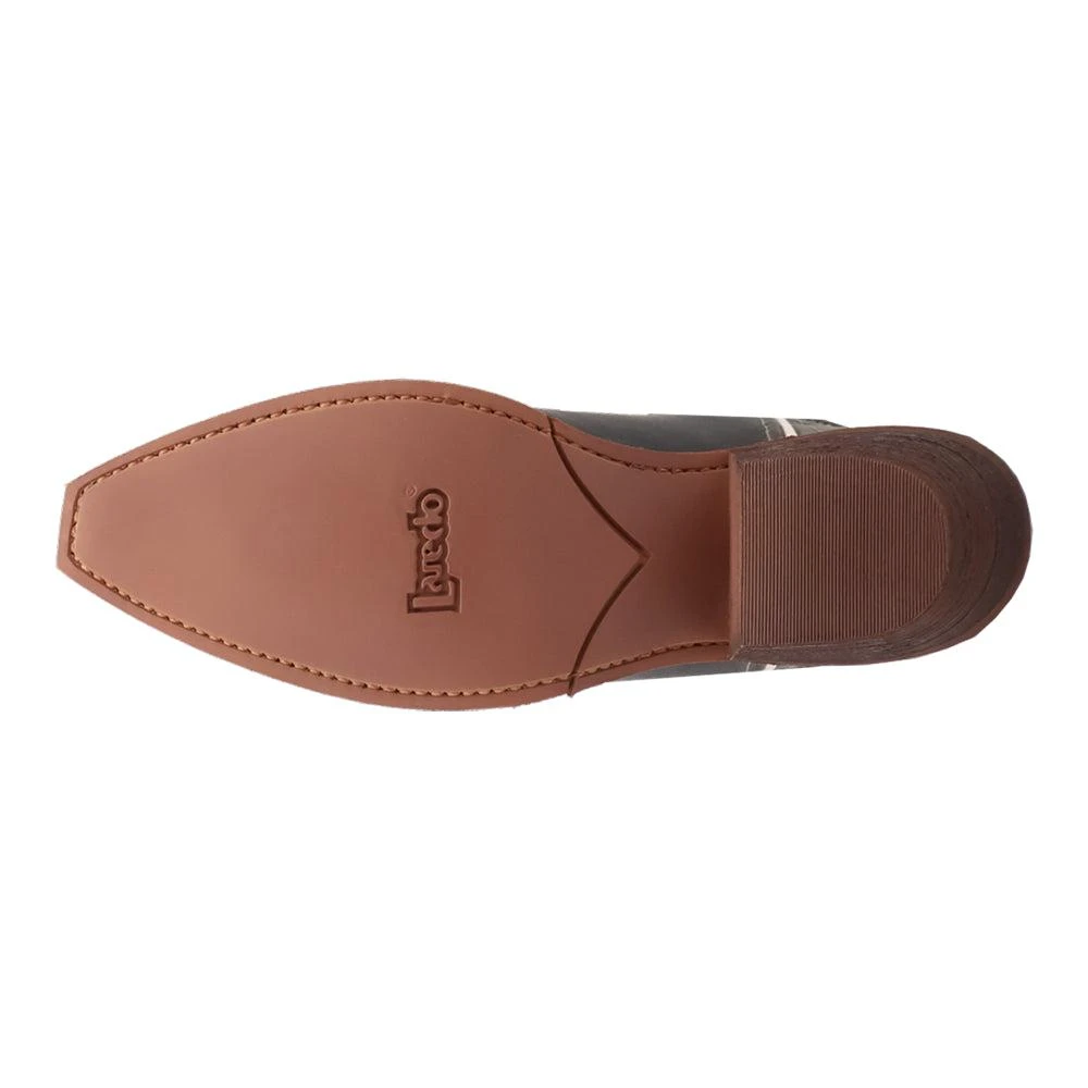 Laredo Carly Embroirdered Snip Toe Pull On Cowboy Boots 5