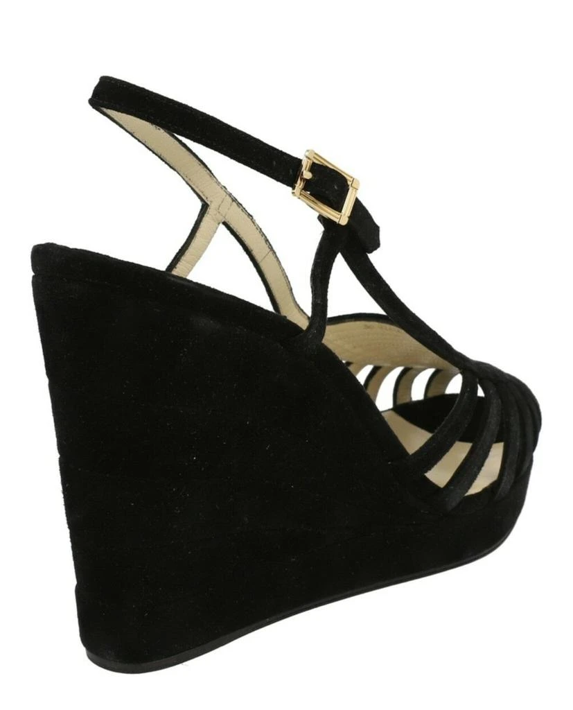 Salvatore Ferragamo Claretta Archive Limited Edition 1940
s Suede Wedges 3