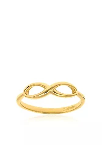 Belk & Co. 14k Yellow Gold Infinity Ring 1