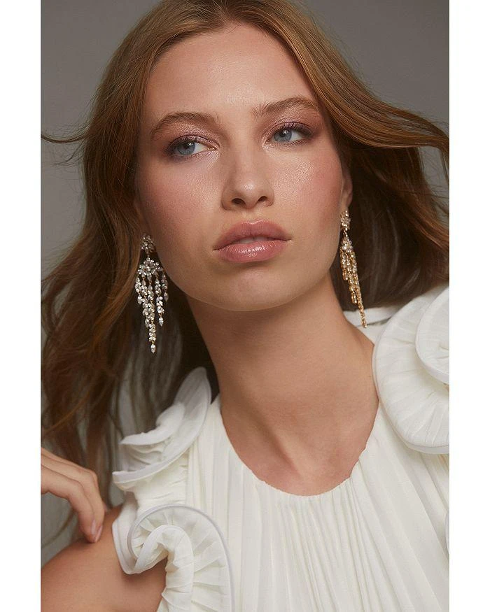Nadri Sav Cubic Zirconia Cluster Chandelier Earrings 2