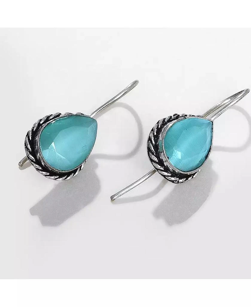 SOHI Teardrop-Stone Drop Earrings 4