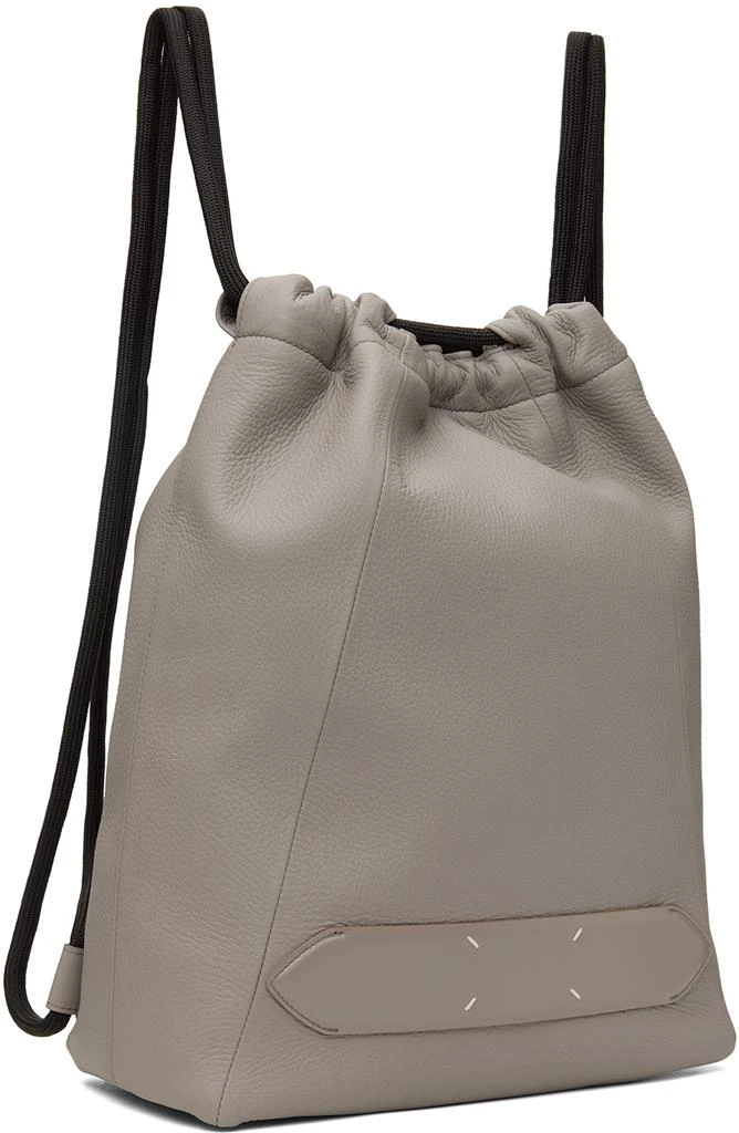 MAISON MARGIELA Gray Soft 5AC Drawstring Backpack 2