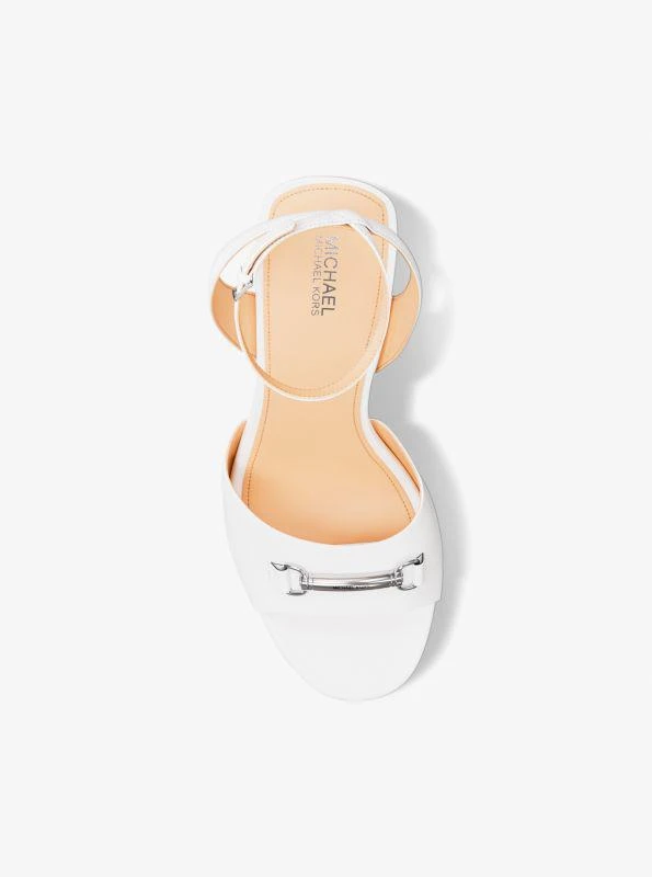 Michael Kors Carson Leather Wedge Sandal 4