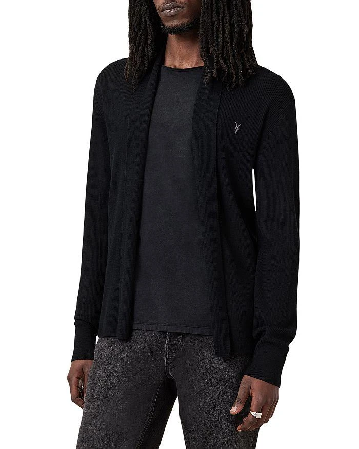 ALL SAINTS Mode Regular Fit Merino Wool Open Cardigan Sweater 1