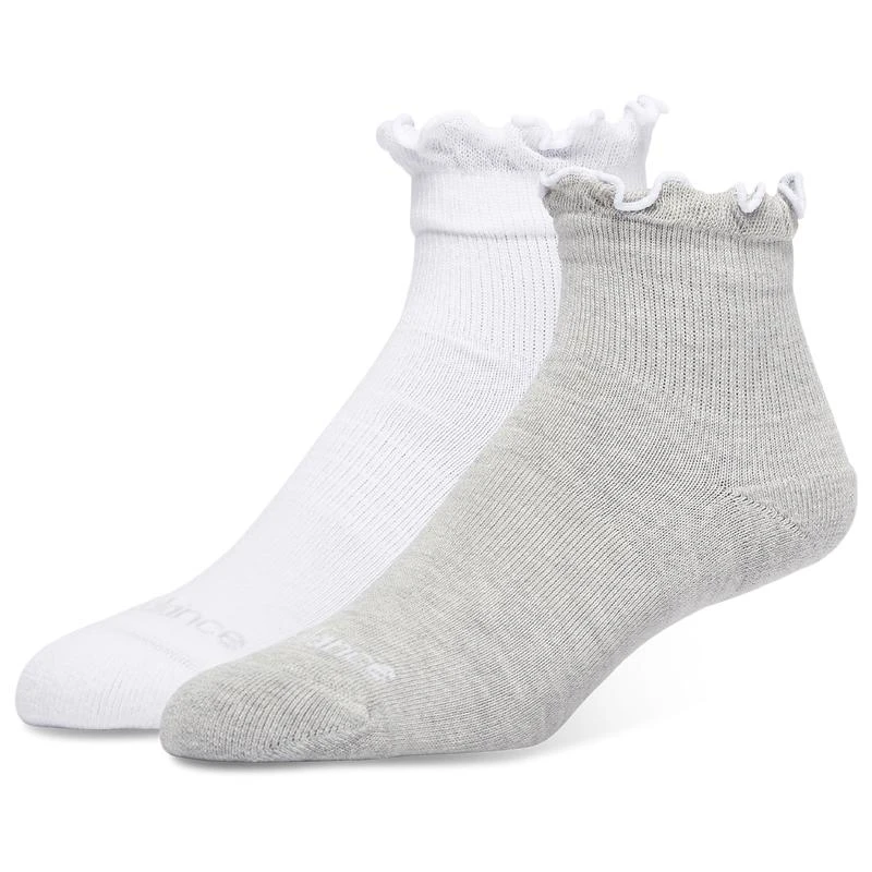 New Balance New Balance Active Ruffle 2PK Quarter Sock 1