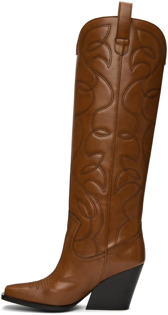 Stella McCartney Brown Cowboy Boots 3