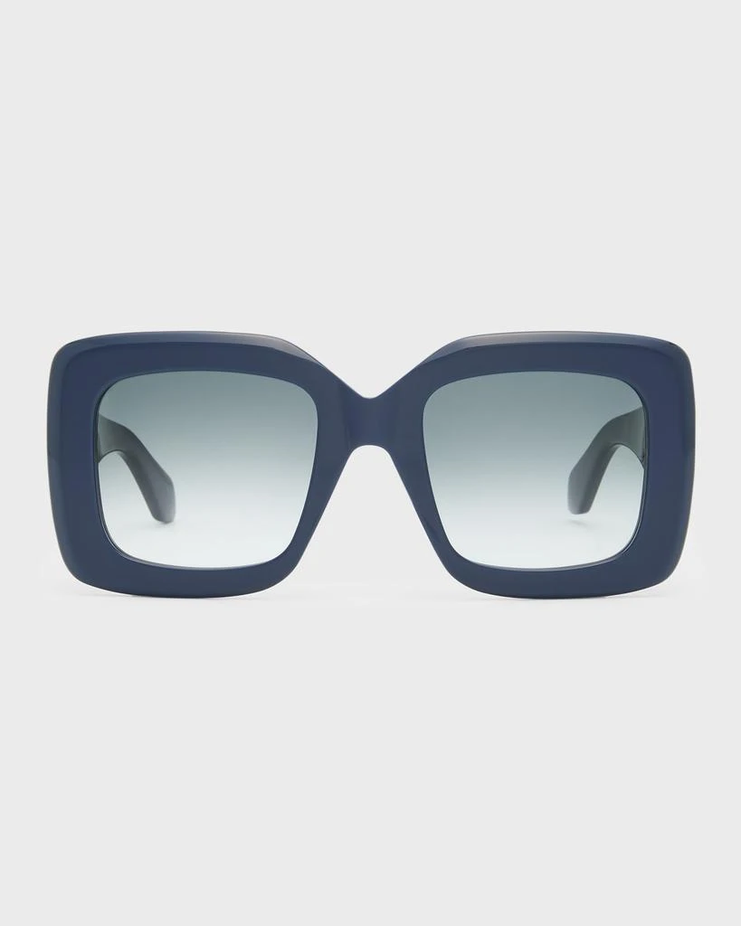 Alaïa Logo Square Acetate Sunglasses 3