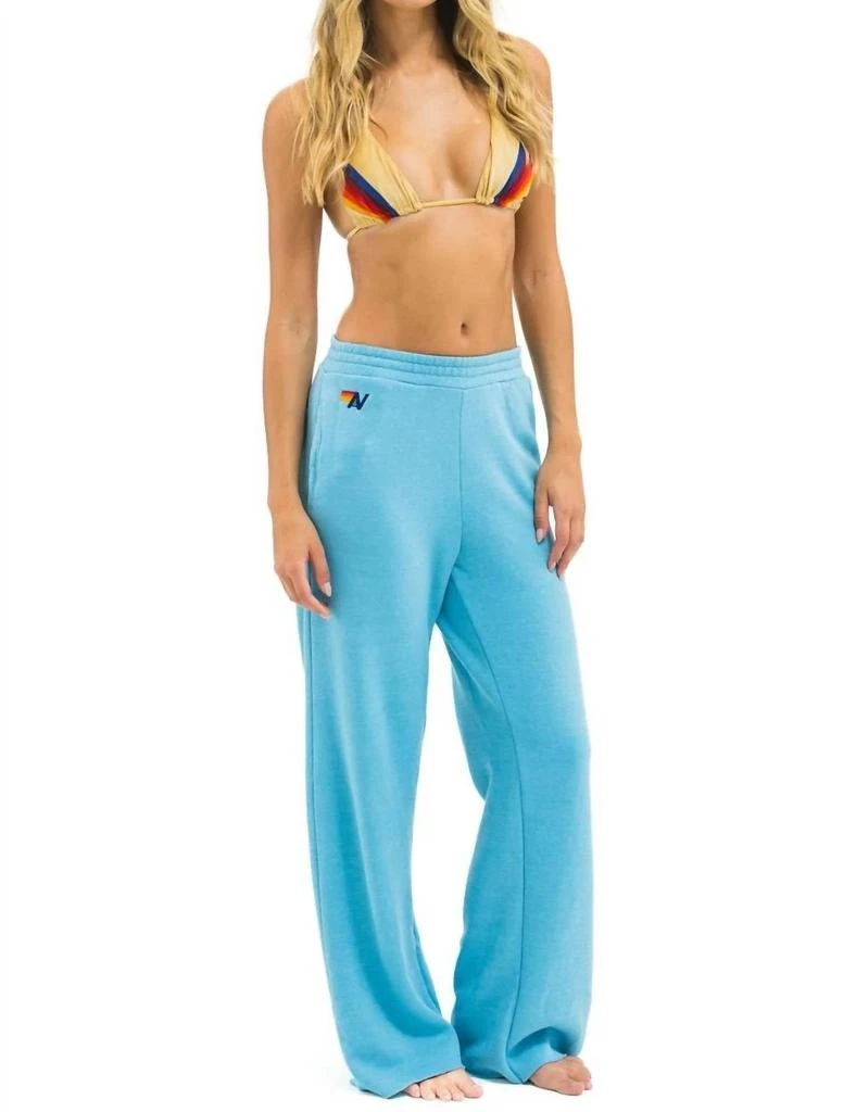 AVIATOR NATION Aviator Nation - 5 Stripe Wide Leg Pocket Sweatpants 4