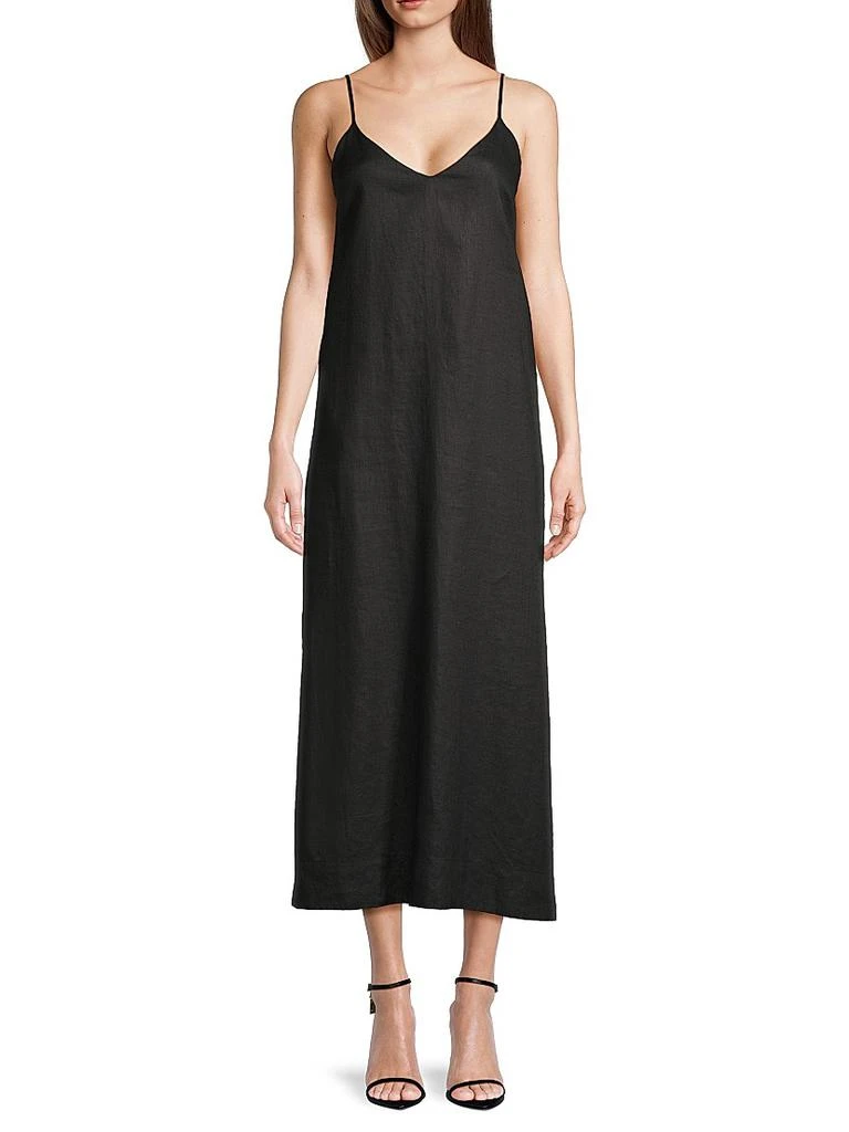 Birds of Paradis Reva Linen Midi Slipdress 3
