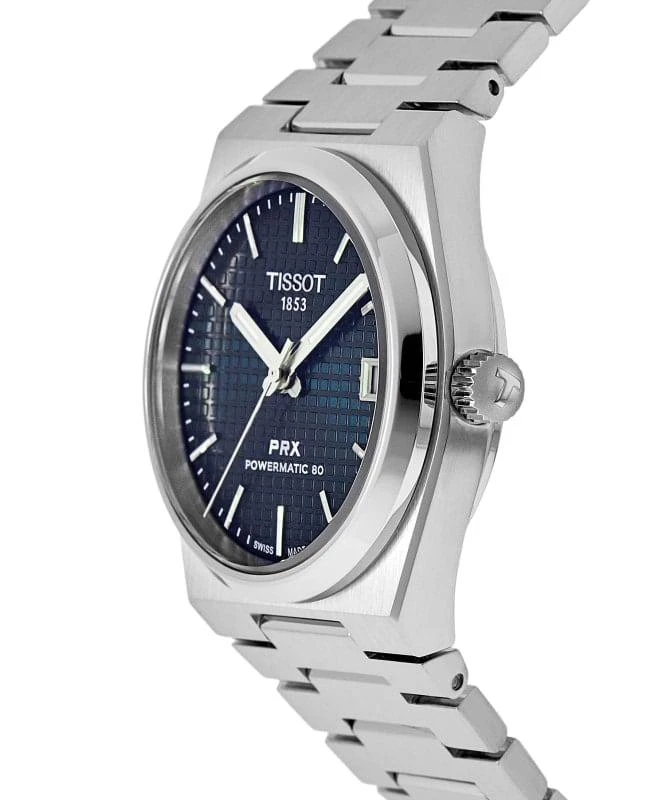 Tissot Tissot PRX Powermatic 80 35mm Automatic Blue Dial Steel Unisex Watch T137.207.11.041.00 3
