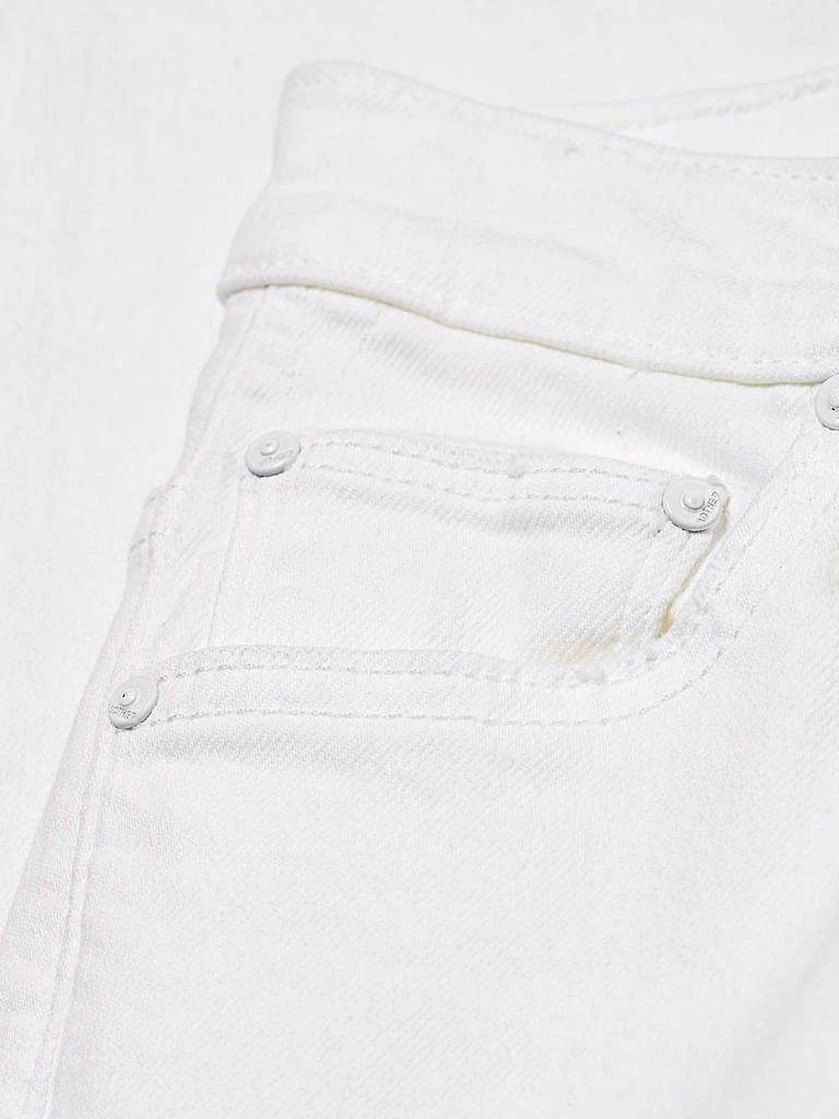 MOTHER The Insider High-Rise Step Frayed-Hem Stretch Boot-Cut Jeans 7