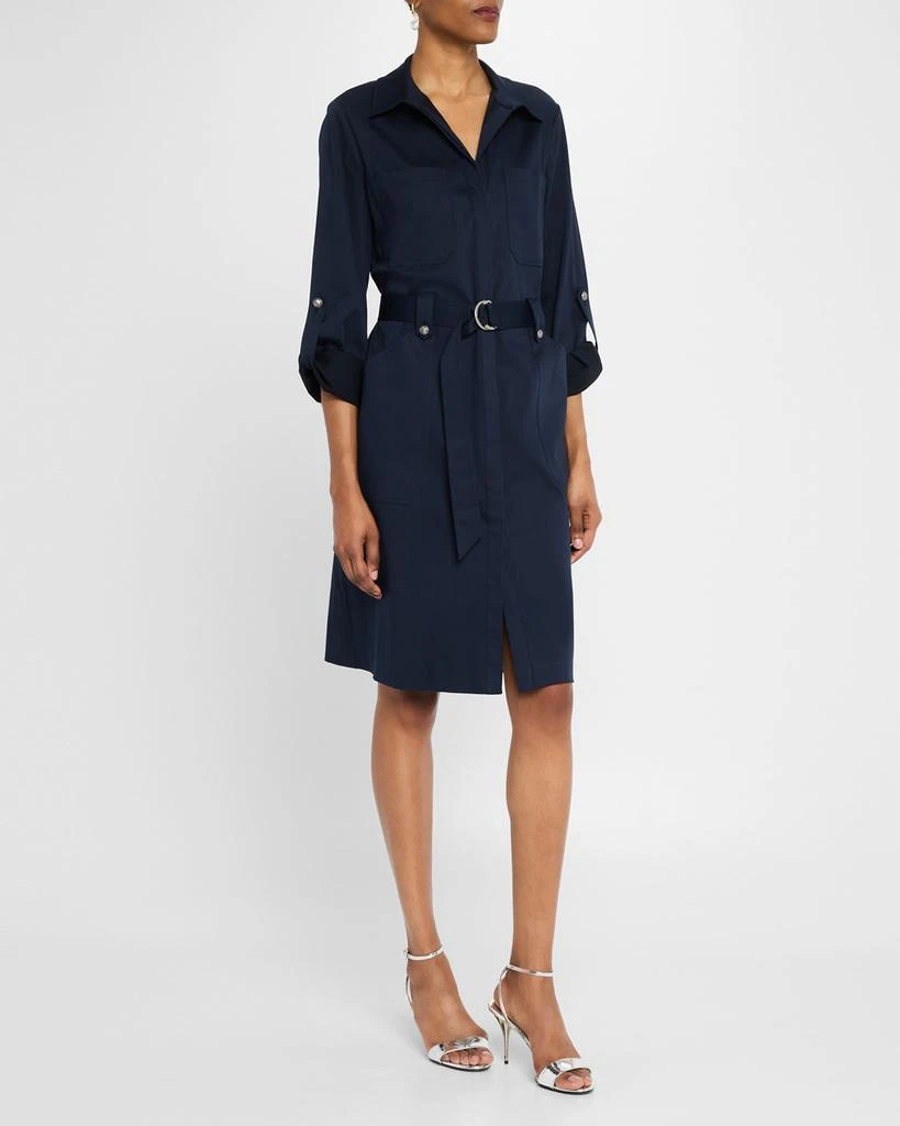 Kobi Halperin Caryss Belted A-Line Shirtdress 4