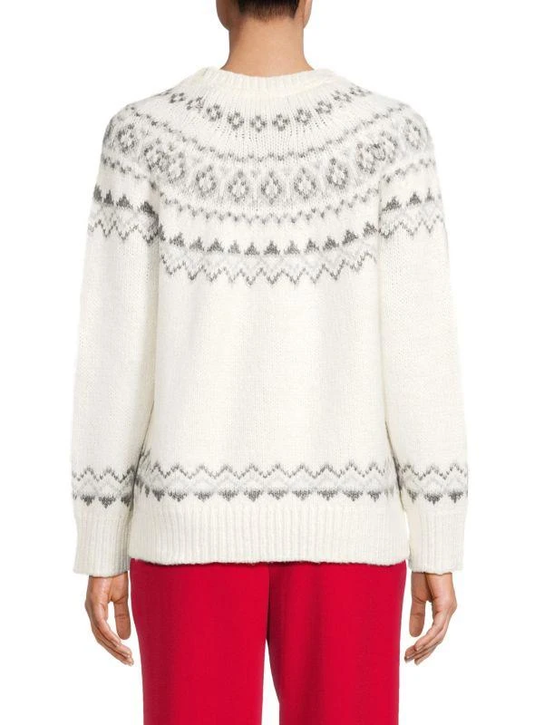 Calvin Klein Fair Isle Pattern Wool Blend Sweater 2