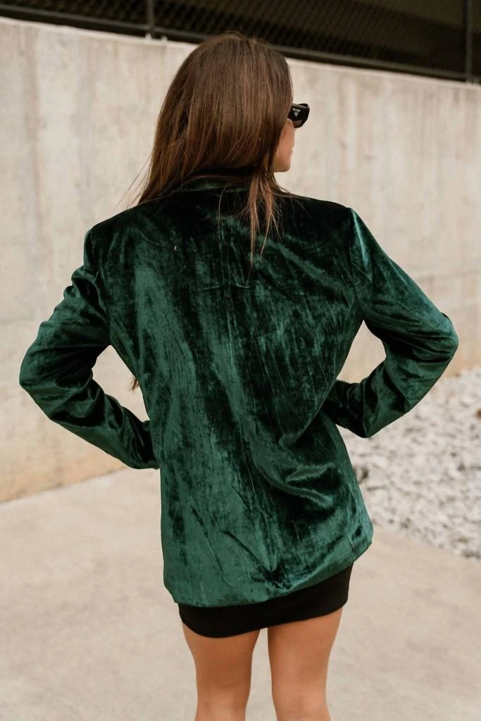 Her Entire Name Says Grace Her Entire Name Says Grace - Juliana Velvet Blazer 3