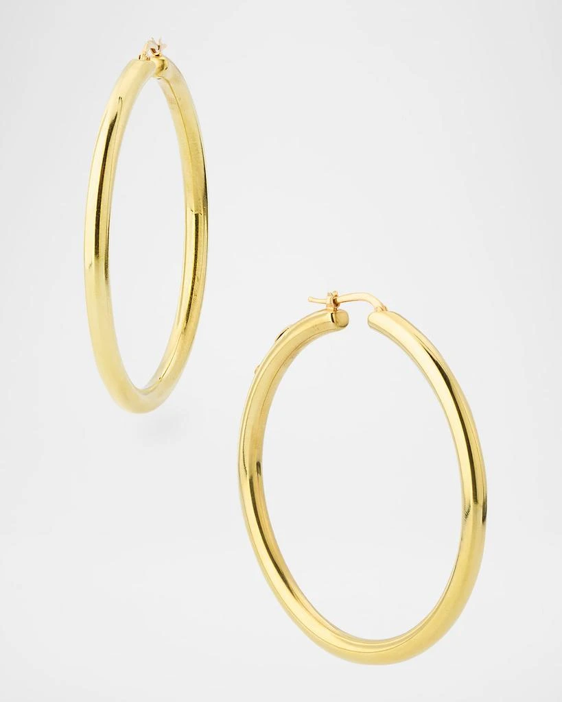 Roberto Coin 18K Yellow Gold Oro Classic Hoop Earrings 1