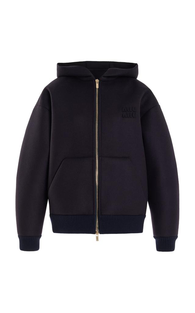 Miu Miu Miu Miu Padded Wool Hoodie - Moda Operandi - Jackets