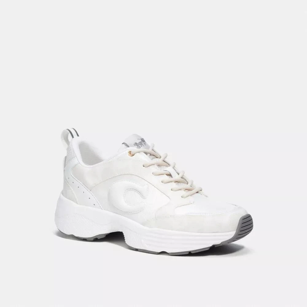 Coach C275 Tech Runner In Signature Canvas 1