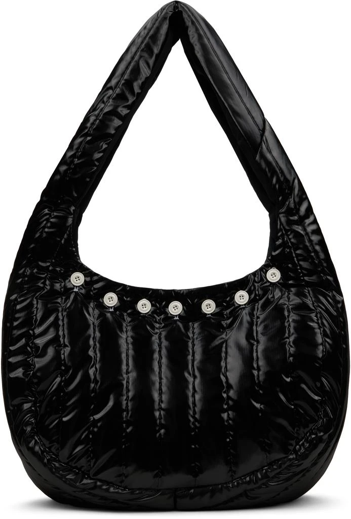 Omar Afridi Black Quilted Lidia Tote 1