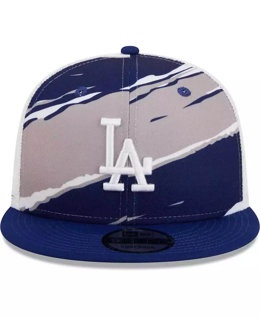 New Era Men's Royal Los Angeles Dodgers Tear Trucker 9FIFTY Snapback Hat 3