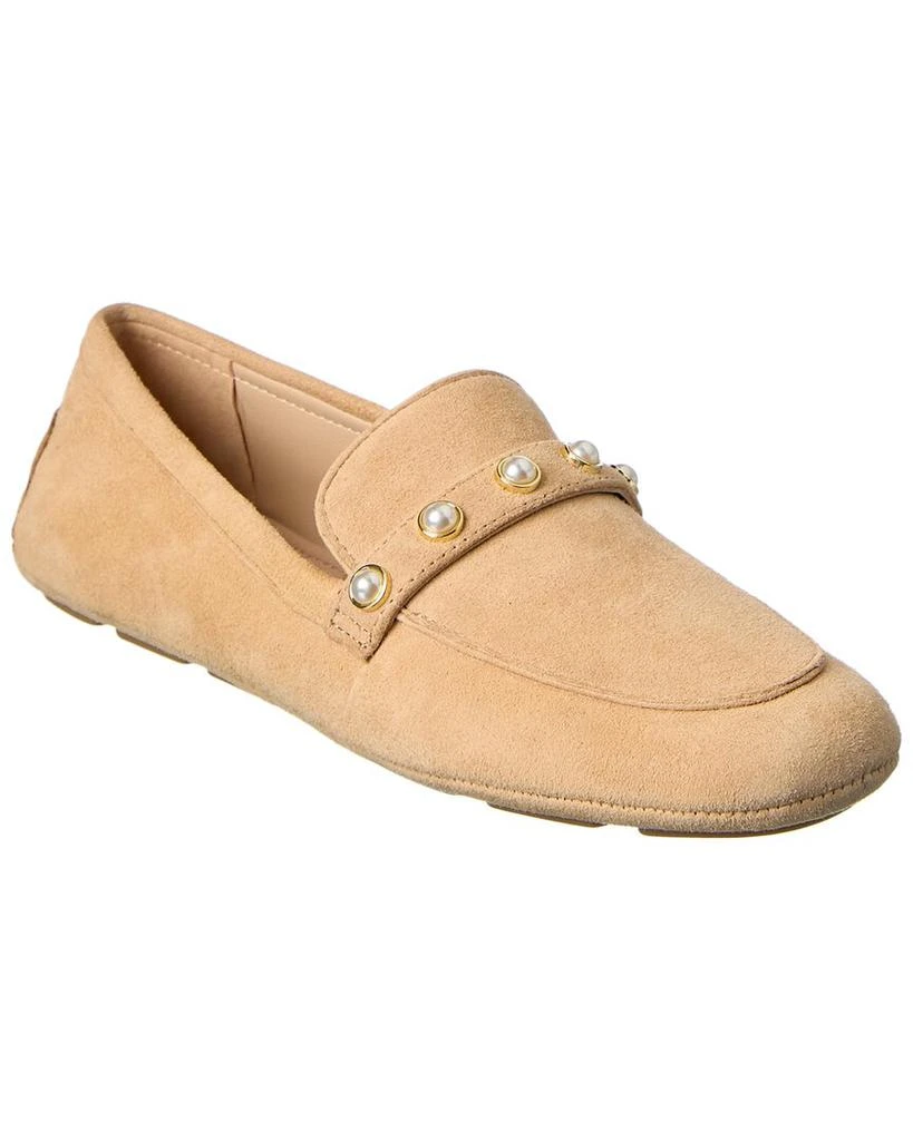 Stuart Weitzman Allpearls Suede Driving Loafer 1