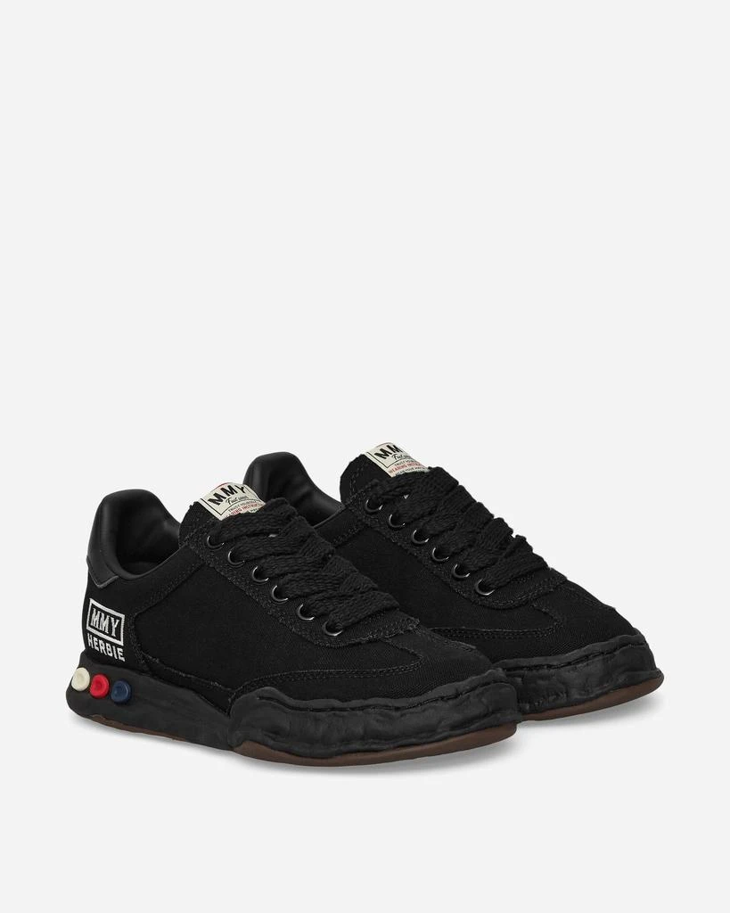 Maison MIHARA YASUHIRO Herbie OG Sole Canvas Low Sneakers Black 2