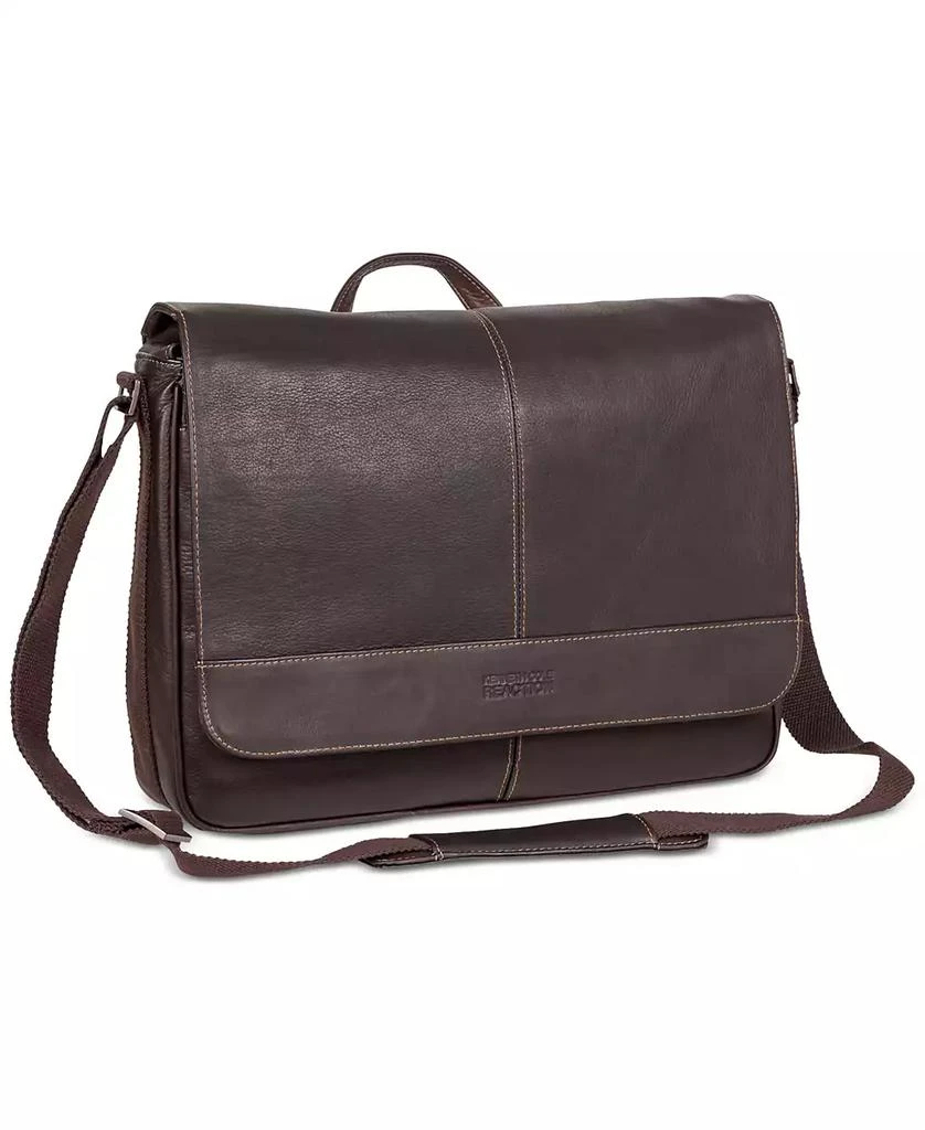 Kenneth Cole Colombian Leather Crossbody 15.6" Laptop & Tablet Messenger Bag 3