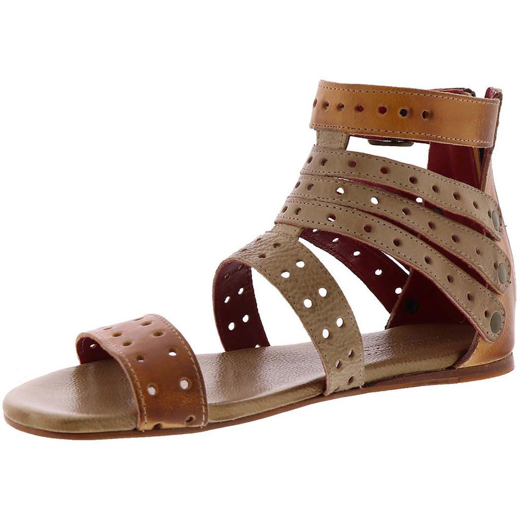 Bed Stu Artemis Womens Leather Distressed Gladiator Sandals