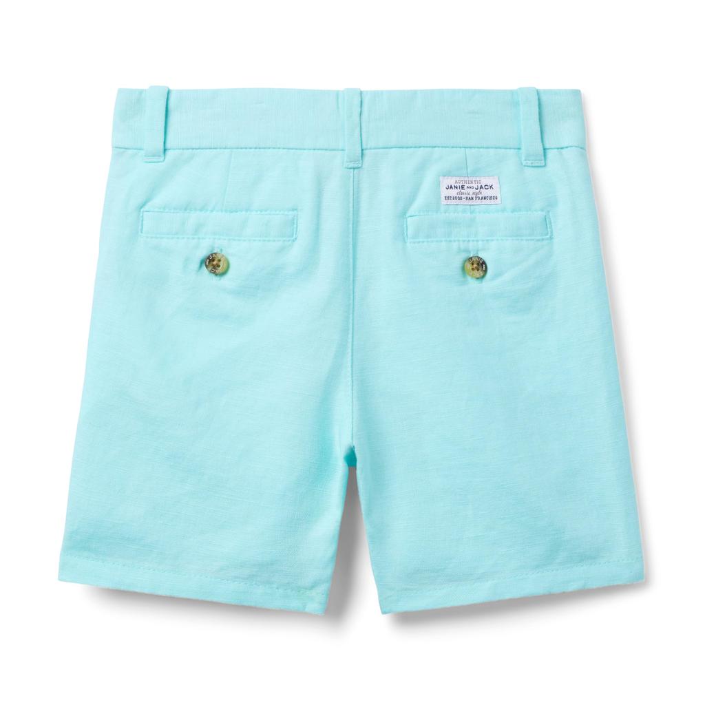 Janie and Jack Boys Linen Flat Front Short (Toddler/Little Kid/Big Kid)