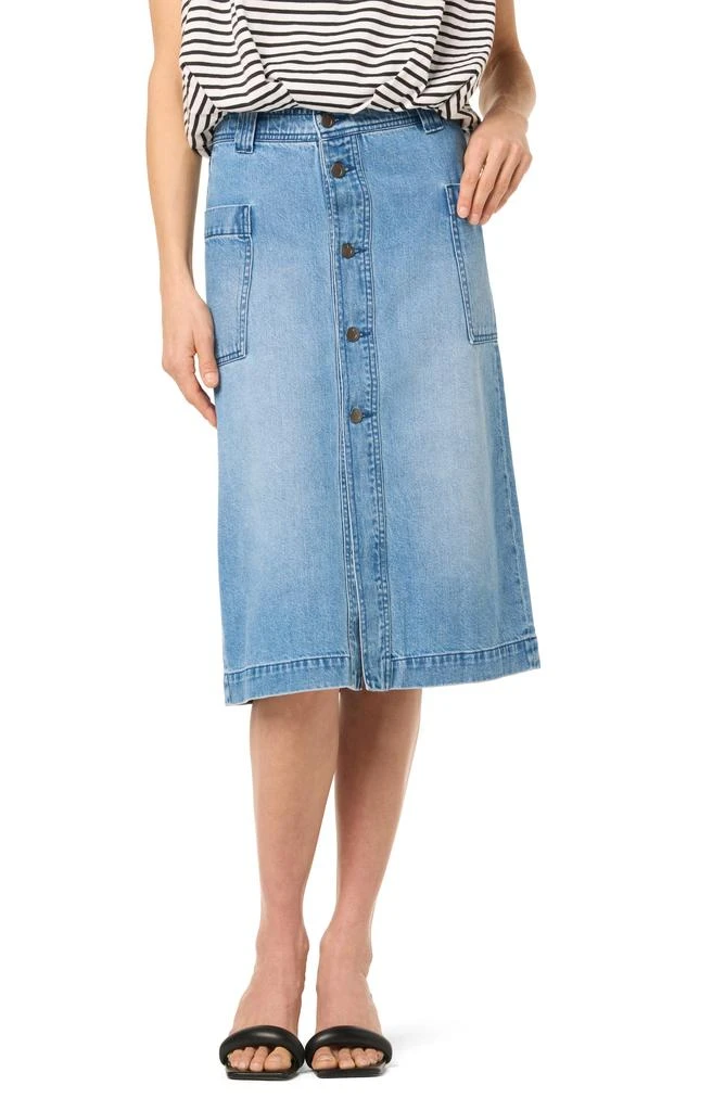 Joe's Cargo Denim Midi Skirt 1