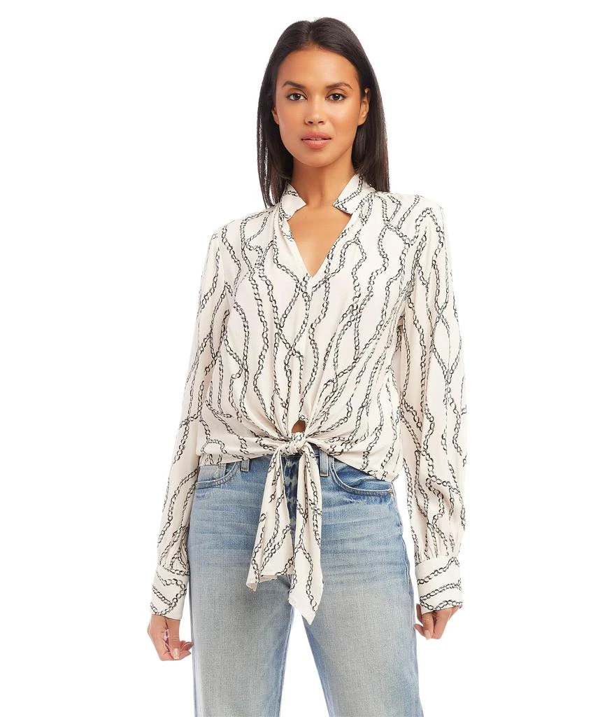Karen Kane Tie Front Top 1
