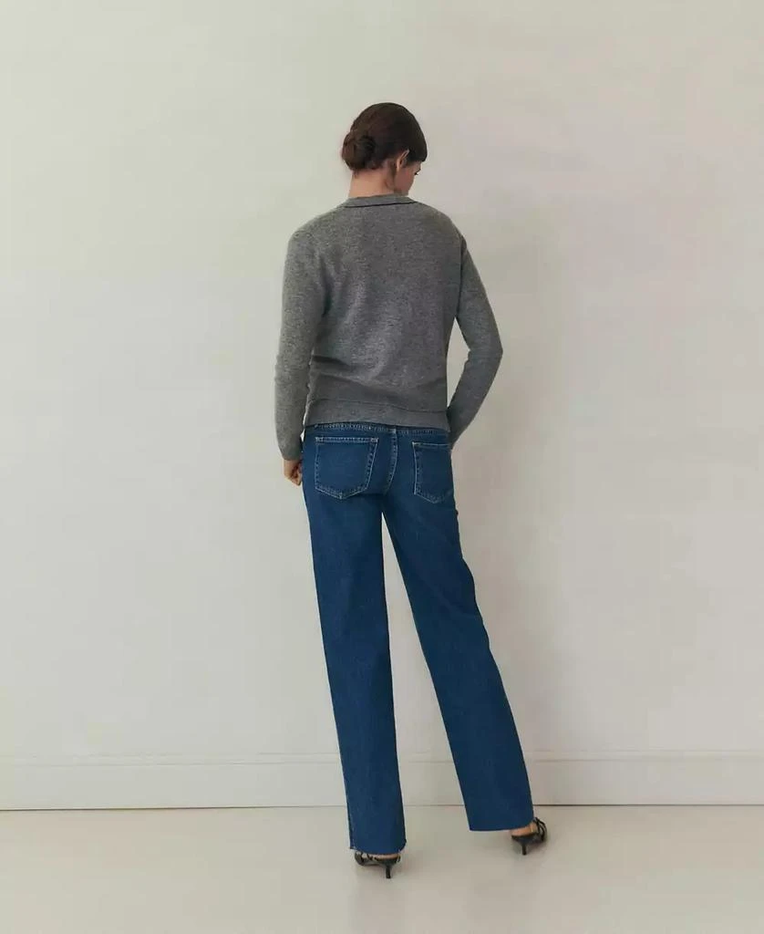 Mango Women's Maternity Wide Leg Jeans 2