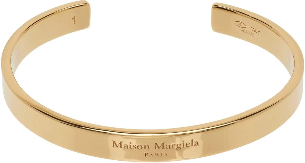 MAISON MARGIELA Logo Reference Cuff Bracelet
