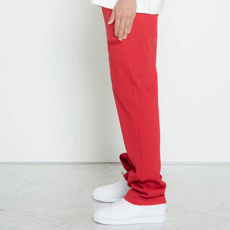 Konus Men's Baggy Chino Pants In Red