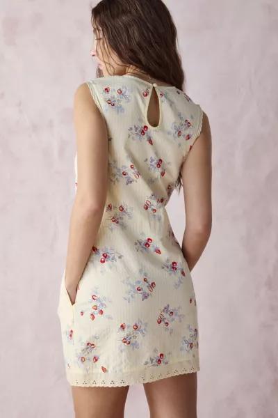 Kimchi Blue Kimchi Blue Delaney Sleeveless Lace-Trim Shift Mini Dress