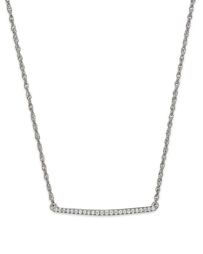 Bloomingdale's Diamond Mini Bar Necklace in 14K Yellow Gold, .10 ct. t.w. 2