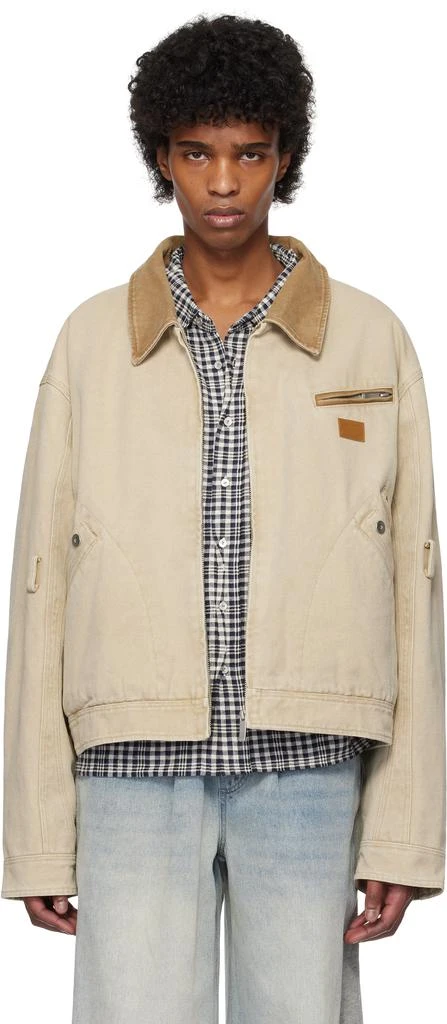 C2H4 Khaki Mechanist Work Jacket 1