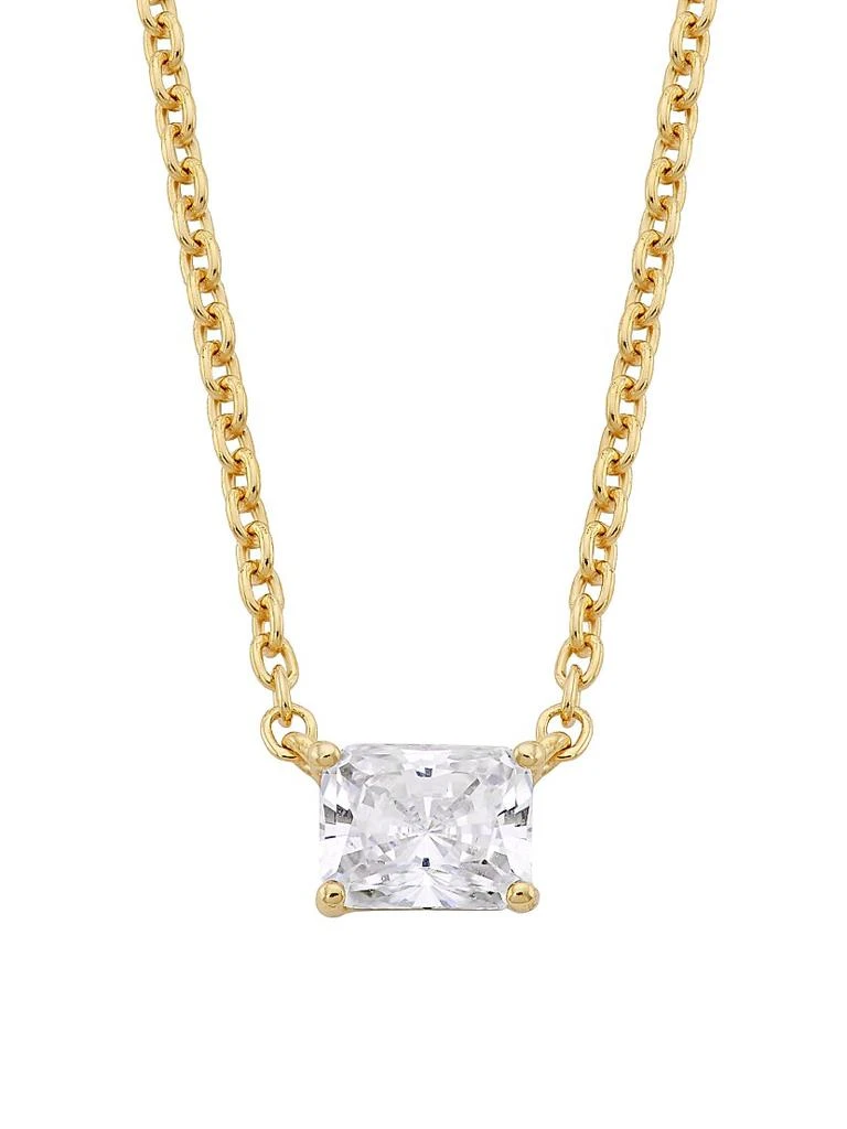 Adriana Orsini Modern Love 18K-Gold-Plated & Cubic Zirconia Necklace 1