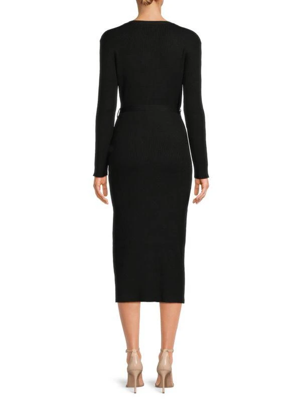 knee length dresses for ladies RIBBED MIDI SHIRT DRESS  Fallon's