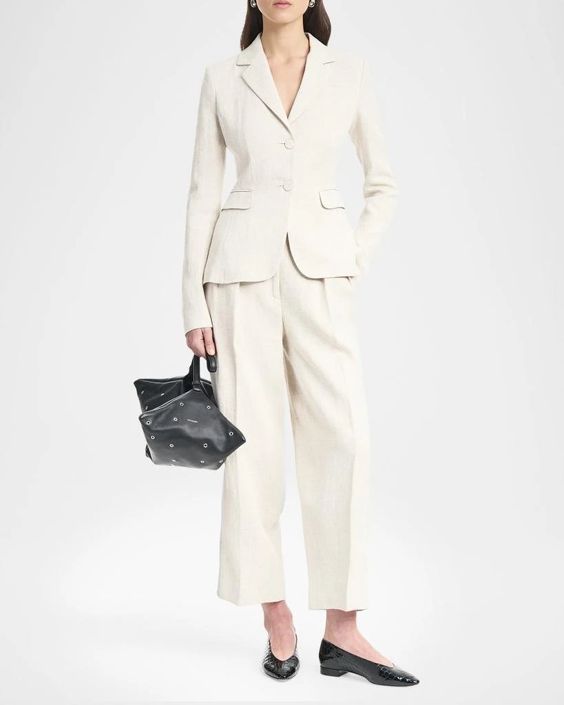 Altuzarra Fenice Slim Linen-Cotton Blazer 2