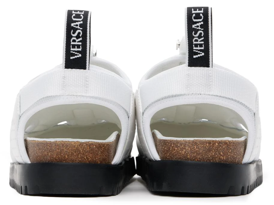 Versace White Medusa Track Sandals 2